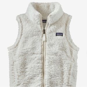 Patagonia Girls' Los Gatos Fleece Vest in Birch White | L (12)